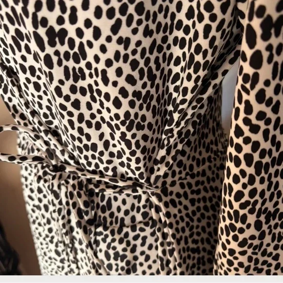 Banana Republic Black and White Animal Print Dress - Picture 5 of 10